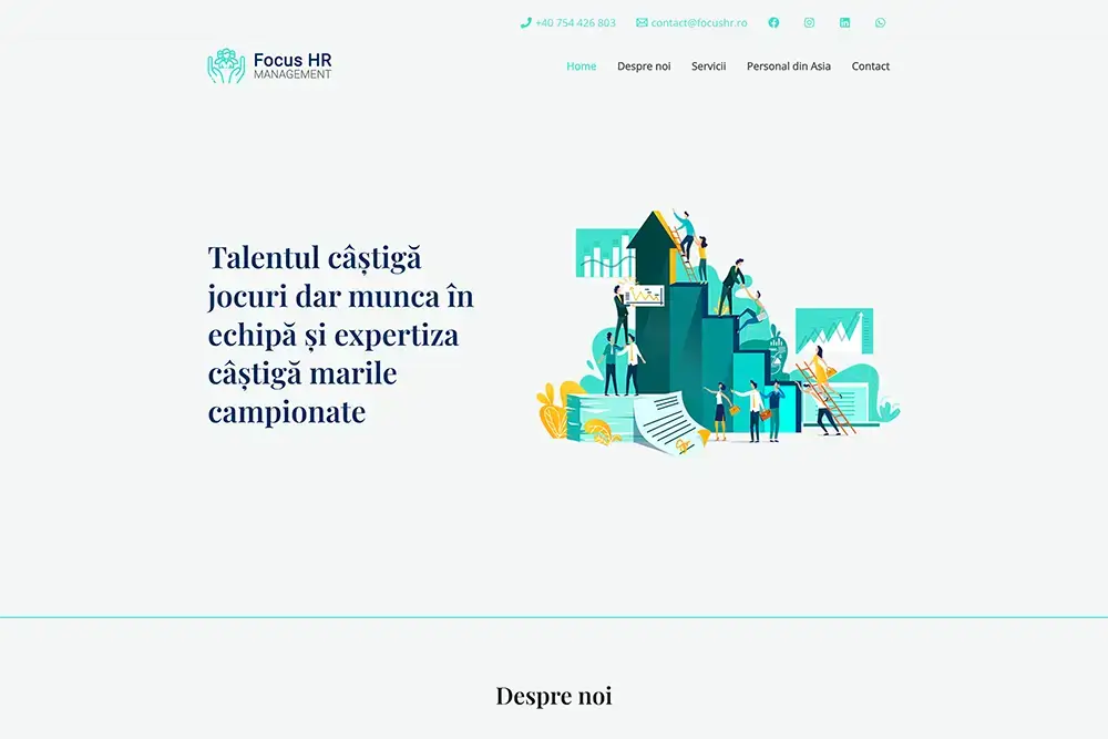Captură website Focus HR