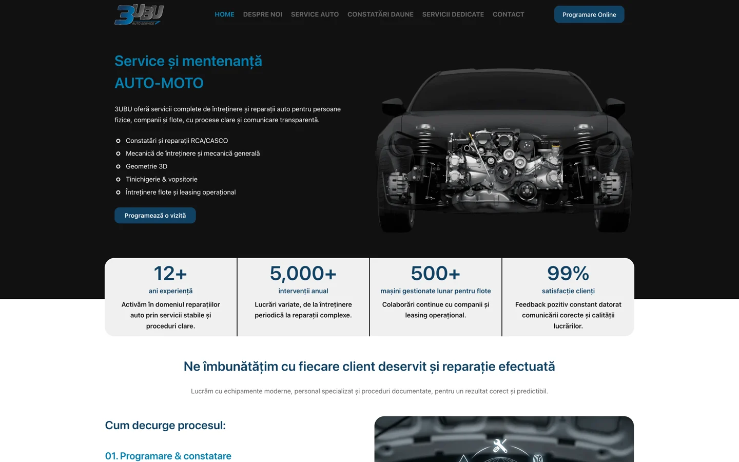 Captură website 3UBU